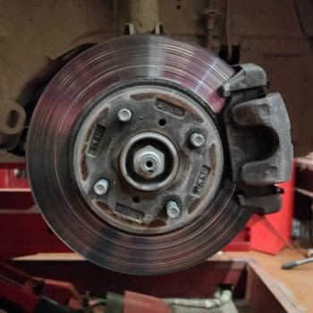 photo of a brake rotor
