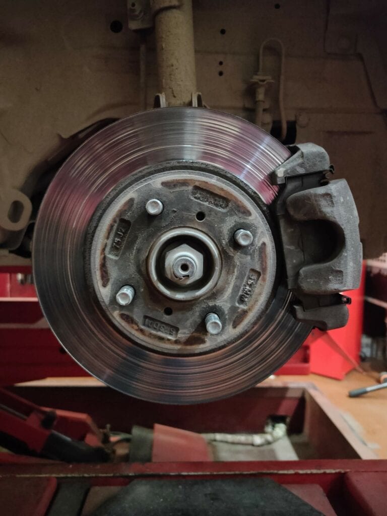 photo of a brake rotor
